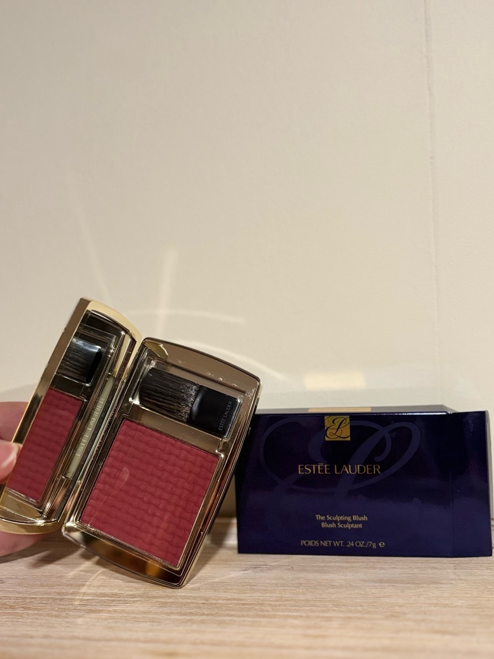 🆕 NIB Untamed Plum Estée Lauder Sculpting Blush With Brush